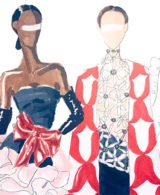 Valentino S20 Fashion Illustration by Tanya Gardner