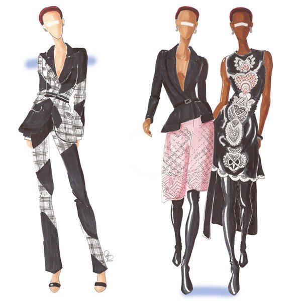 Alexander Mcqueen Fashion Illustrations • Tanyagardner.com