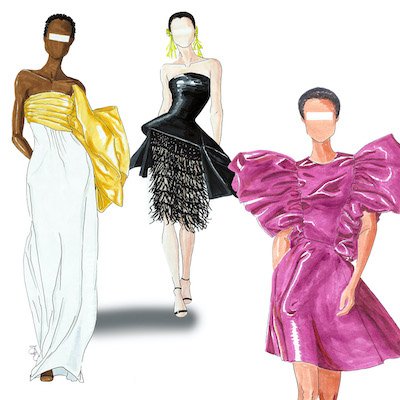 Christian Siriano Illustrated by Tanya Gardner